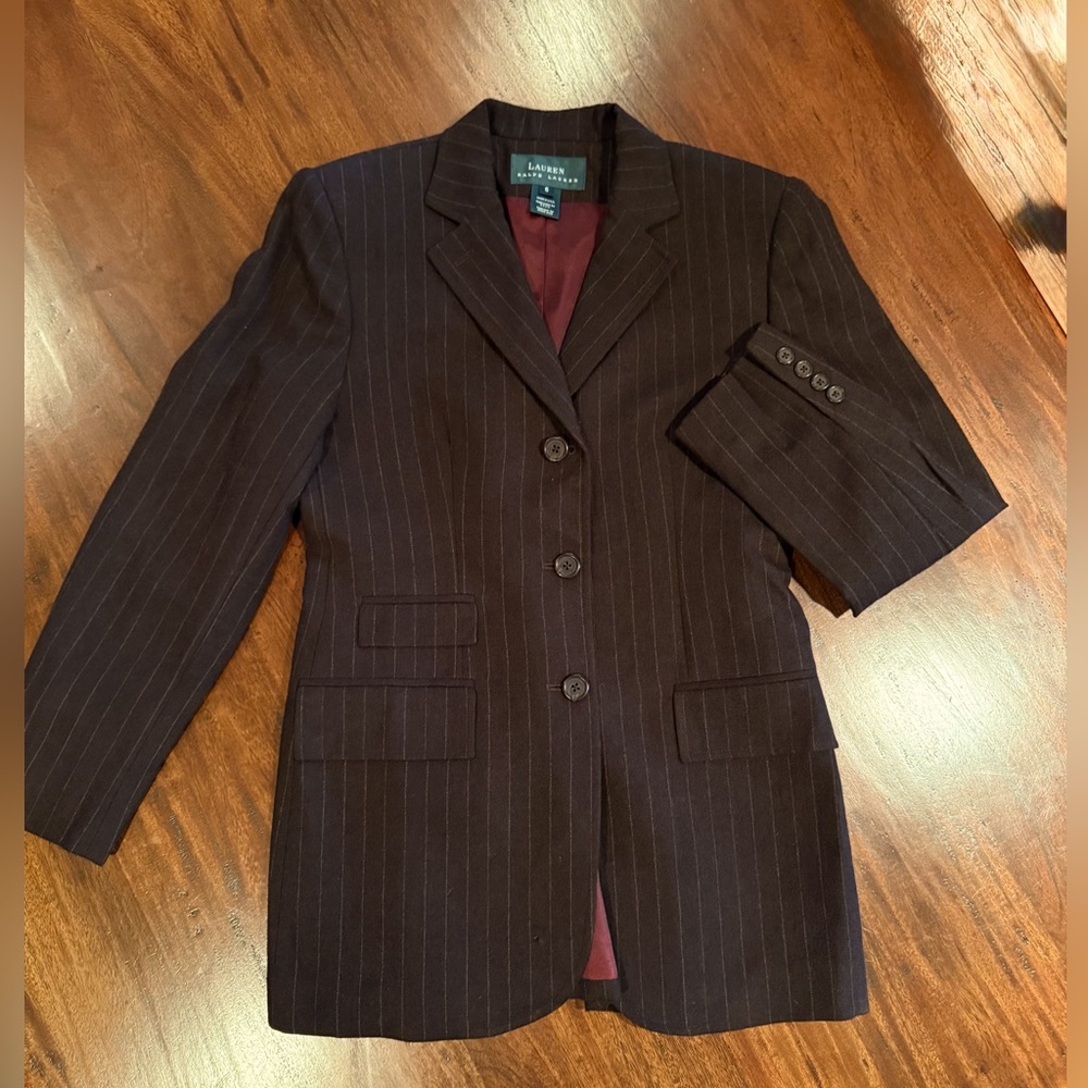 Ralph Lauren Dark Brown Women’s Blazer. Size 6